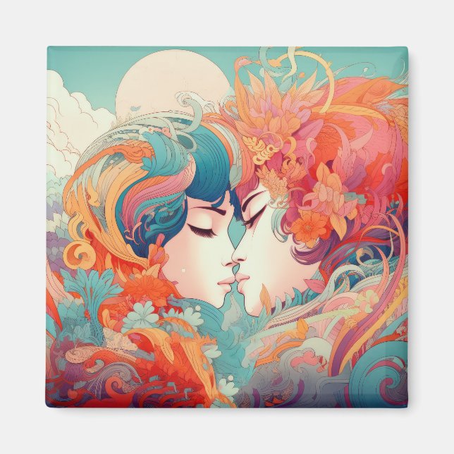 Íman Seu Amor, Seu Caminho | Estilo de Deco de Beijo Lé (Frente)