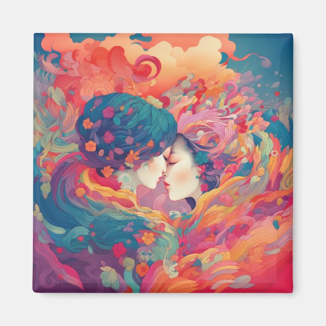 Íman Seu Amor, Seu Caminho | Estilo de Deco de Beijo Lé (Frente)