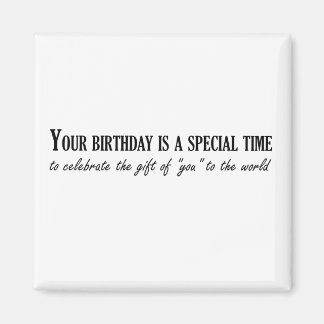 Íman Seu aniversário é um momento especial