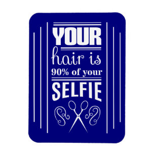 Íman Seu cabelo é 90% de seu Selfie