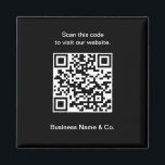 Íman Seu código QR Black White Promocional Business<br><div class="desc">Personalize este Promocional de código QR preto-e-branco do ímã comercial para criar um item de promocional exclusivo e memorável para a sua empresa. O ímã apresenta um design preto e branco elegante, fazer que é visualmente atraente e moderno. Você pode personalizar o ímã com seu próprio código QR, que pode...</div>