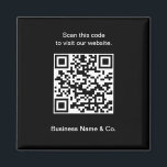Íman Seu código QR Black White Promocional Business<br><div class="desc">Personalize este Promocional de código QR preto-e-branco do ímã comercial para criar um item de promocional exclusivo e memorável para a sua empresa. O ímã apresenta um design preto e branco elegante, fazer que é visualmente atraente e moderno. Você pode personalizar o ímã com seu próprio código QR, que pode...</div>