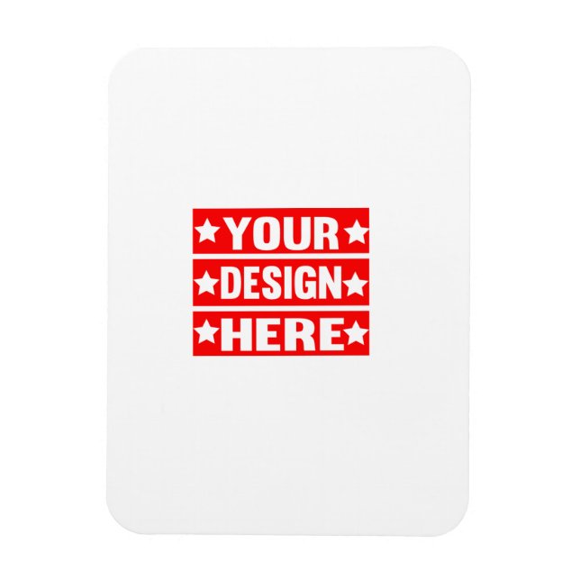Íman Seu Design aqui personalizado (Vertical)