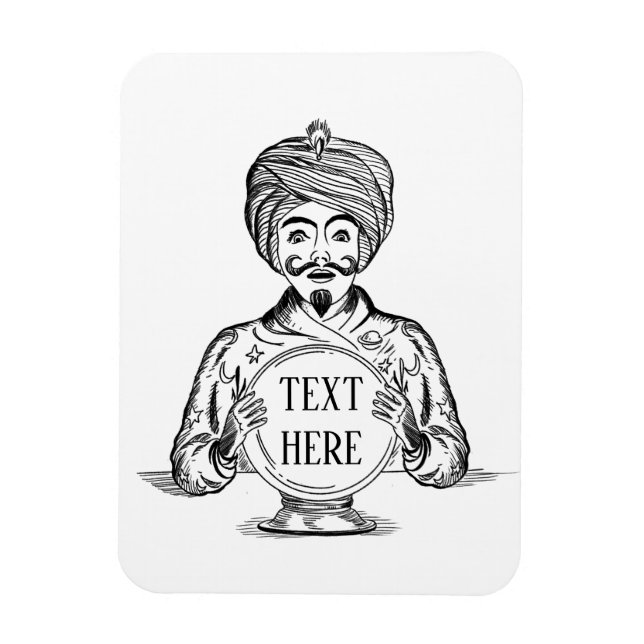 Íman Seu futuro "Personalizar Texto" (Vertical)