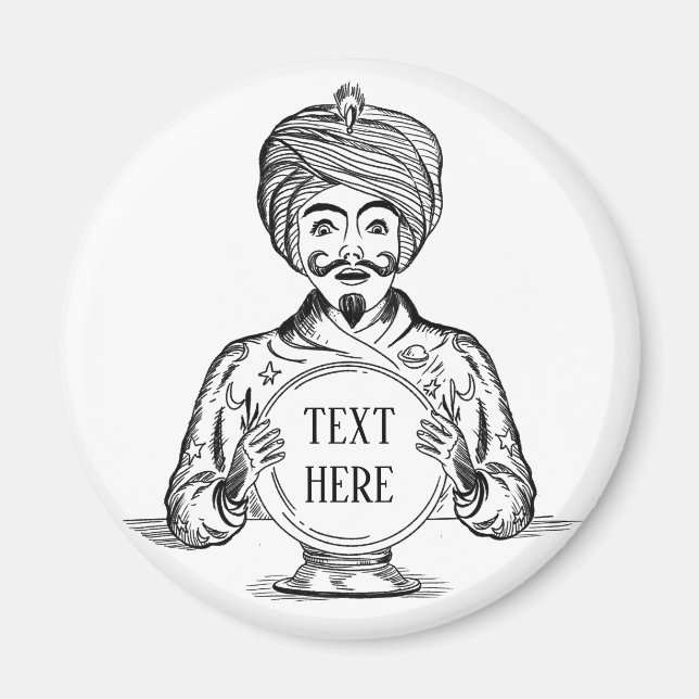 Íman Seu futuro "Personalizar Texto"  (Frente)