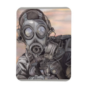 Íman Seu guerreiro Frig do MODELO ou do apocalipse da