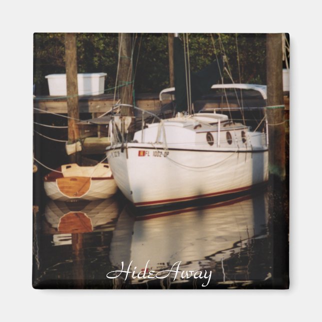 Íman Seu ímã de veleiro personalizado (Frente)