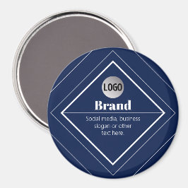 Íman Seu Logotipo e Design Moderno Personalizável | Azu