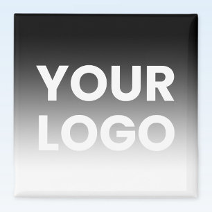 Íman Seu logotipo e gradiente de cor moderno editável