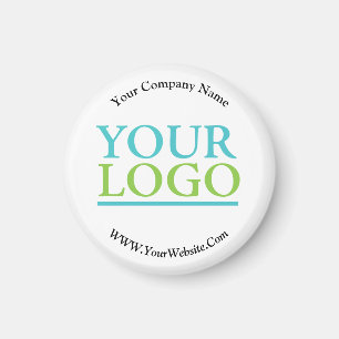Íman Seu Logotipo, Nome e Promo do Site