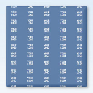 Íman Seu logotipo ou imagem   Padrão Vertical Stripes