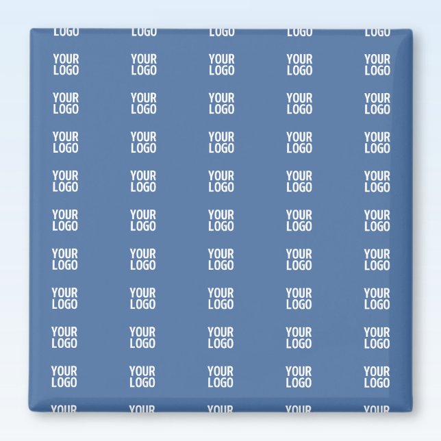 Íman Seu logotipo ou imagem | Padrão Vertical Stripes (Criador carregado)