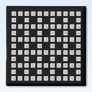 Íman Seu logotipo ou padrão de repetição de imagem excl