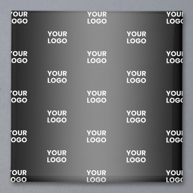 Íman Seu Logotipo Simples e Repetitivo | Gradiente Pret (Criador carregado)