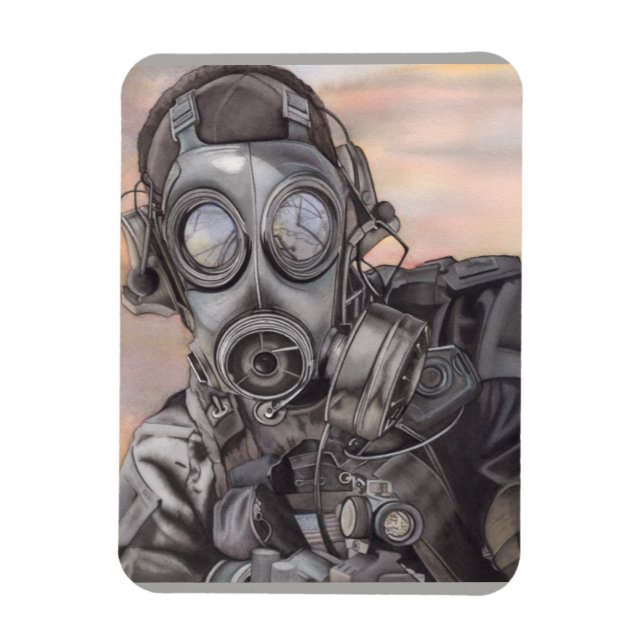 Íman Seu MODELO FOTO ou Apalypse Warrior Frig (Vertical)