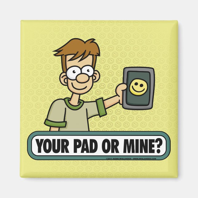 Íman Seu Pad ou Mine Magnets (Frente)