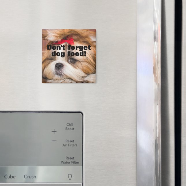 Íman Seu presente de foto de cachorrinho não se esqueça (In Situ (Fridge))