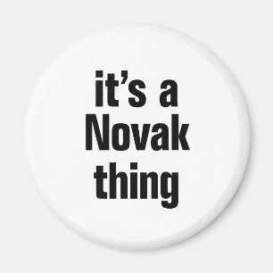 Íman seu uma coisa do novak