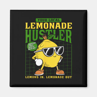 Íman Seu Vendedor Local de Limonada Divertido Chefe de 