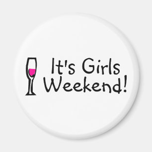 Íman Seu vinho do fim de semana das meninas