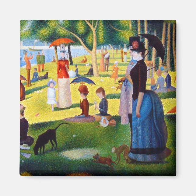 Íman Seurat: Um domingo em La Grande Jatte (Frente)