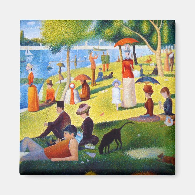 Íman Seurat: Um domingo em La Grande Jatte (Frente)
