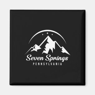 Íman Seven Primavera Pennsylvania Ski Resort Skib Snowb