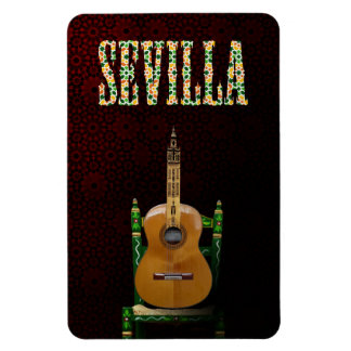 Íman SEVILLA. Guitarra flamenca con Giralda de Sevilla.