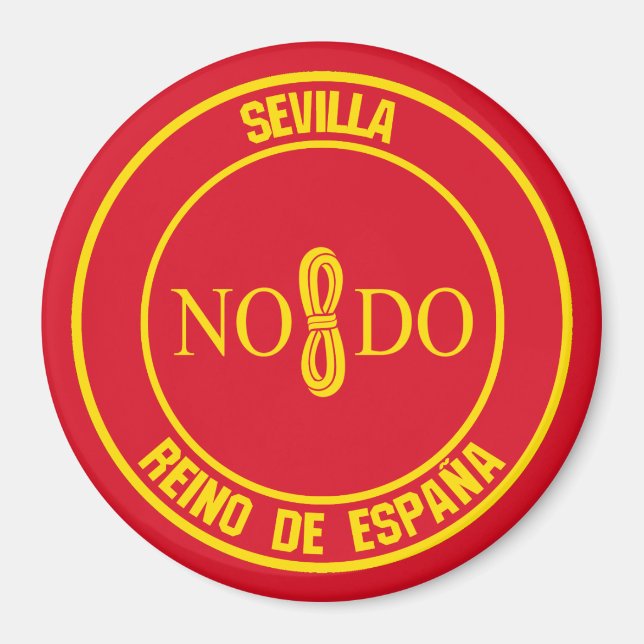 Íman Sevilla Round Emblem (Frente)
