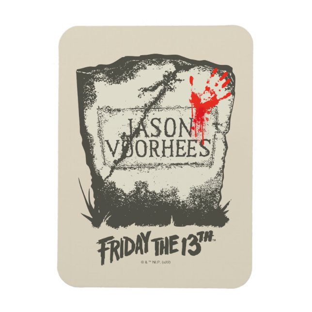 Íman Sexta-feira, 13 | Jason Voorhees Headstone (Vertical)