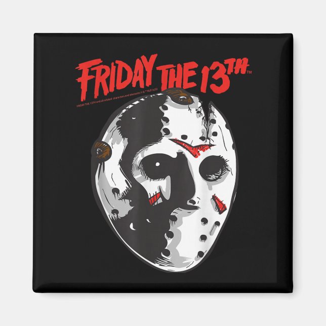 Íman Sexta-Feira A Arte De Máscara De Design de Hallowe (Frente)
