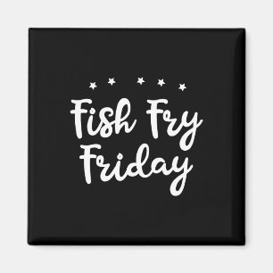 Íman Sexta-feira de Fritura de Peixe Divertido Amante d