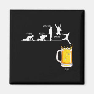 Íman Sexta-feira Fim de Semana Cerveja Álcool Festa Fér