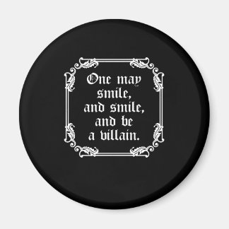 Íman Shakespeare Toga cita Hamlet One May Smile
