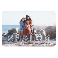 Shalom Star Hanukkah Magnet