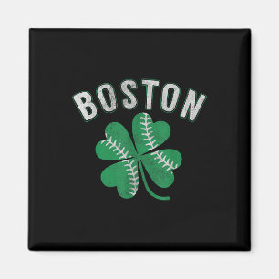 Íman Shamrock Baseball Clover Boston Dia de São Patríci