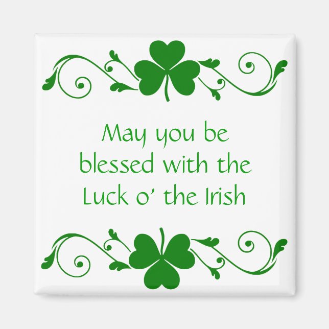 Íman Shamrock Garland (Frente)