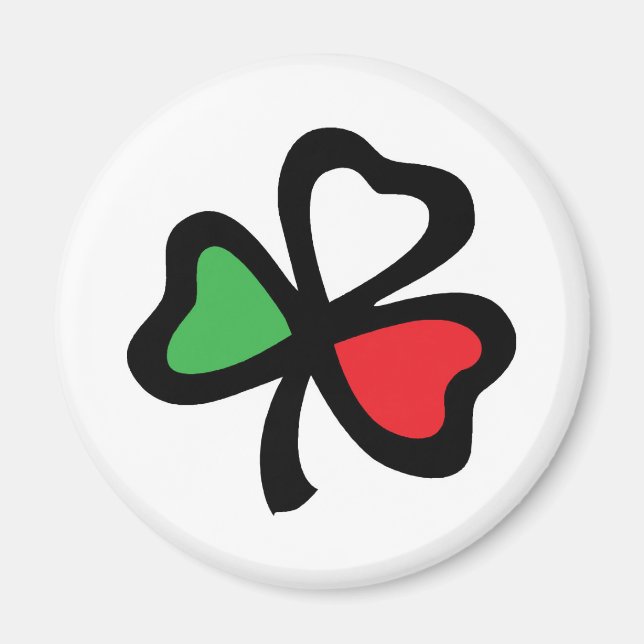 Íman Shamrock italiano (Frente)