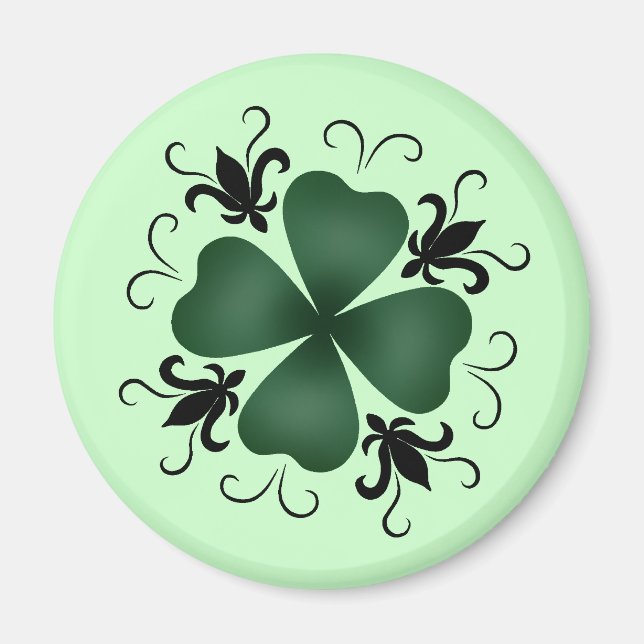 Íman Shamrock rico vitoriano (Frente)