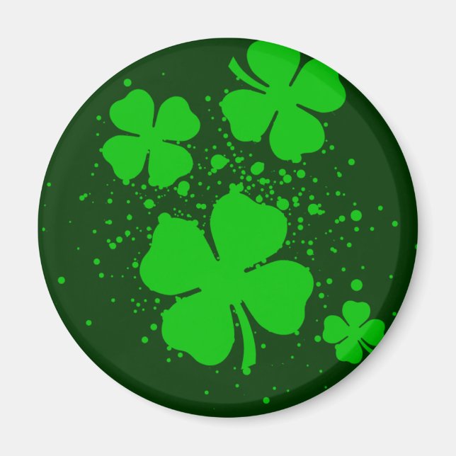 Íman Shamrock Spatter (Frente)