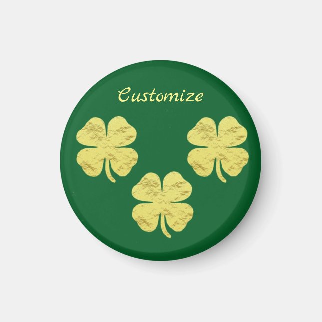Íman Shamrocks ouro Thunder_Cove (Frente)