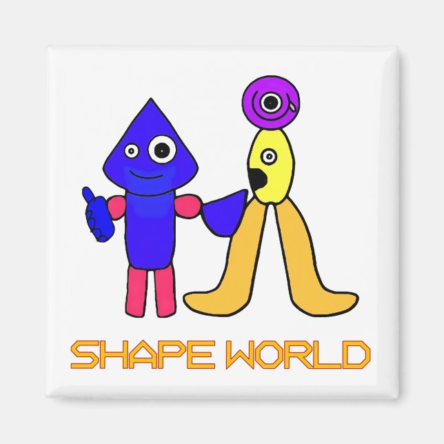 Íman Shape World (Frente)