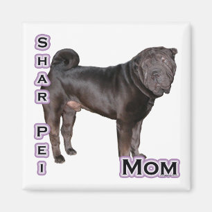 Íman Shar-Pei Chinês Mãe 4 - Magnet