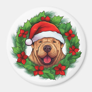 Íman Shar-Pei Wreath Chinês