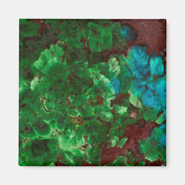 Íman Shattuckite lacrado verde (Frente)