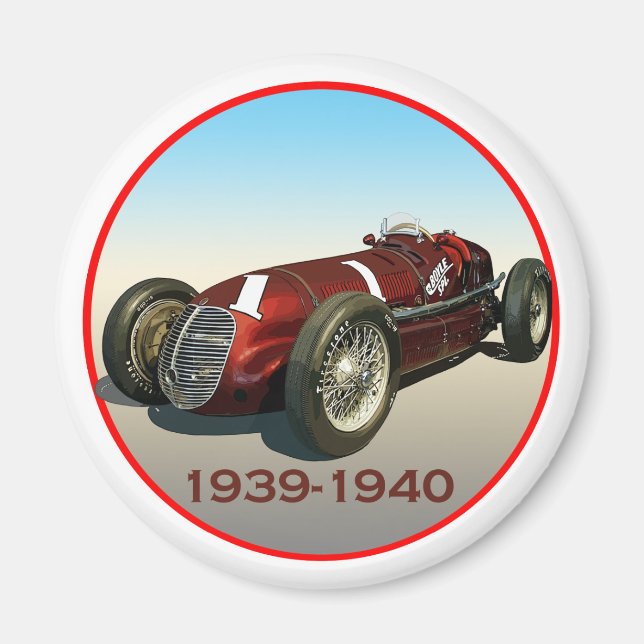 Íman Shaw Maserati 8CTF Indy Car (Frente)