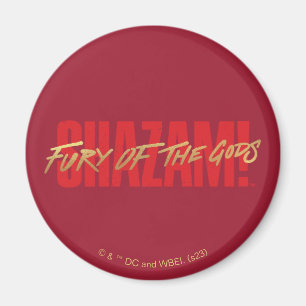 Íman SHAZAM! Fury of the Gods Logotipo do marcador do