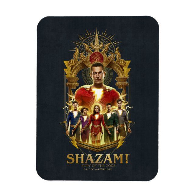 Íman SHAZAM! Fury of the Gods | Ornamentado SHAZAMily F (Vertical)