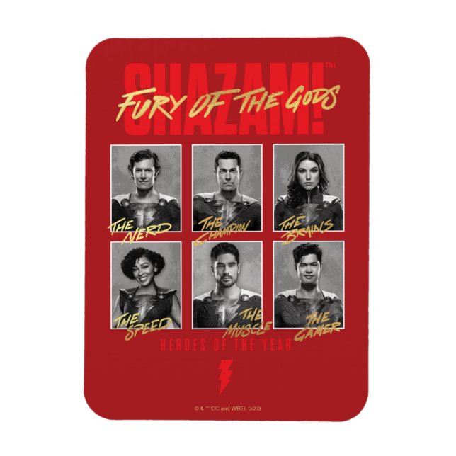 Íman SHAZAM! Fury of the Gods | SHAZAMily Yearbook (Vertical)