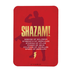 Íman SHAZAM! Fury of the Gods Silhueta flexível